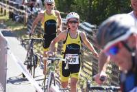 Triathlon des Sucs : la natation, le cyclisme et la course à pied en photos