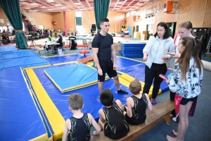 Les gymnastes de Monistrol-sur-Loire se préparent aux compétitions