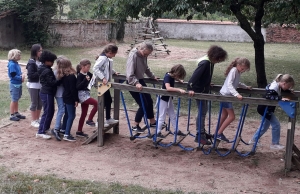 Jeux dans le parc