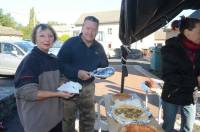 Des tartes salées et sucrées étaient également à vendre.