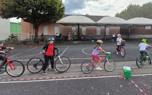 Bas-en-Basset : objectif savoir rouler à vélo pour les écoliers de Louise-Michel