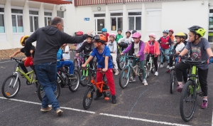 Bas-en-Basset : objectif savoir rouler à vélo pour les écoliers de Louise-Michel