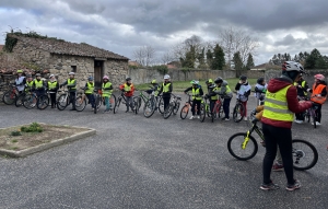 Saint-Maurice-de-Lignon : les CM de l&#039;école du Sacré-Cœur apprennent à rouler en sécurité