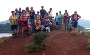 Les marcheurs de Grignotte Collines en balade dans le sud