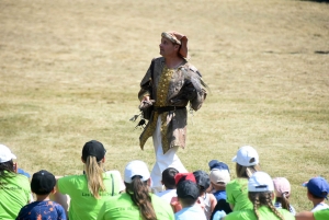 Yssingeaux : une présentation de rapaces aux jeunes du centre de loisirs