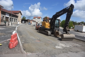 Yssingeaux : le parking de l&#039;hôtel du Nord ouvert, la rue de Verdun terminée pour le solstice d&#039;été