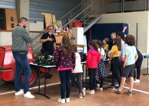 Saint-Maurice-de-Lignon : les écoliers à la caserne