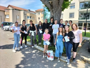 Sainte-Sigolène : les collégiens du Sacré-Coeur en action à l&#039;Ehpad