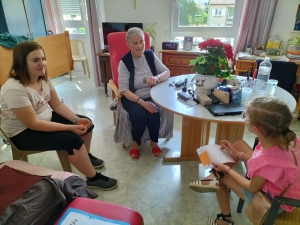 Sainte-Sigolène : les collégiens du Sacré-Coeur en action à l&#039;Ehpad