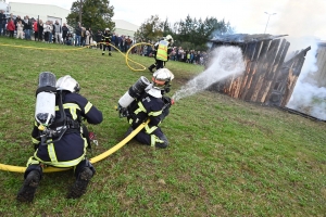 Beauzac : les pompiers en action pour fêter les 60 ans de la caserne (vidéo)