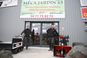 Retournac : deux associés désormais à la tête de Méca Jardin