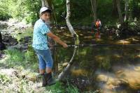 Yssingeaux : les enfants ont pêché sur les berges de l&#039;Auze