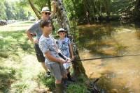 Yssingeaux : les enfants ont pêché sur les berges de l&#039;Auze