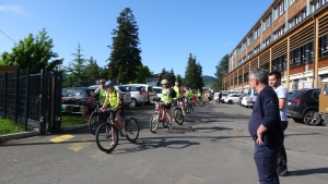 D&#039;Yssingeaux à Vallon-Pont-d&#039;Arc en vélo pour les lycéens de George-Sand