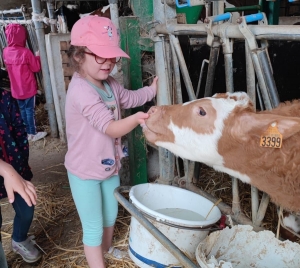 Bas-en-Basset : une journée à la ferme pour des maternelles de l&#039;école Louise-Michel