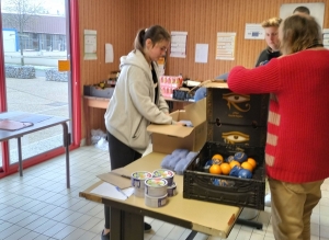 A Sainte-Sigolène, les collégiens toujours en lien avec les Restos du coeur