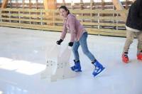 Bas-en-Basset : premières glisses sur la patinoire synthétique