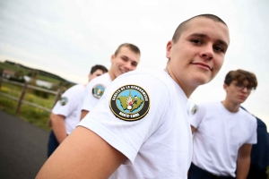 Les Cadets de la gendarmerie prennent possession du terrain