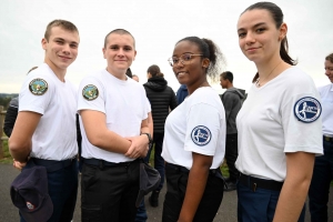 Les Cadets de la gendarmerie prennent possession du terrain