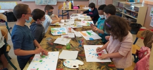 Yssingeaux : des « illustrateurs » en herbe à l&#039;école Jean-de-la-Fontaine