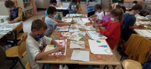 Yssingeaux : des « illustrateurs » en herbe à l&#039;école Jean-de-la-Fontaine