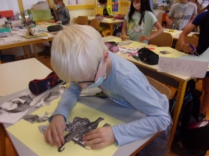 Yssingeaux : des « illustrateurs » en herbe à l&#039;école Jean-de-la-Fontaine