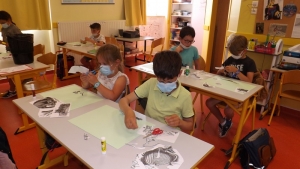 Yssingeaux : des « illustrateurs » en herbe à l&#039;école Jean-de-la-Fontaine