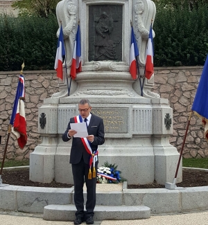 Dunières : la commémoration du 11 Novembre en comité restreint