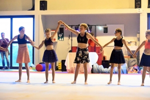 Monistrol-sur-Loire : les gymnastes assurent le show