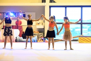 Monistrol-sur-Loire : les gymnastes assurent le show