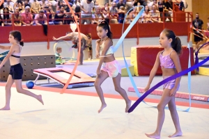 Monistrol-sur-Loire : les gymnastes assurent le show