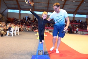 Monistrol-sur-Loire : les gymnastes assurent le show