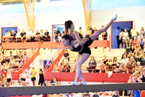 Monistrol-sur-Loire : les gymnastes assurent le show