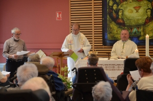 Saint-Sigolène : l&#039;évêque du Puy célèbre la messe à l&#039;Ehpad