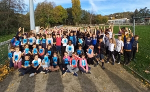 Yssingeaux : les écoliers de Jean-de-la-Fontaine courent pour l&#039;Unicef