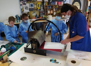 Monistrol-sur-Loire : un projet artistique développé à l&#039;école Albert-Jacquard