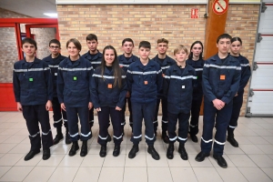 Les jeunes sapeurs-pompiers