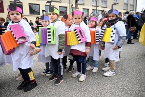 Monistrol-sur-Loire : les enfants ont swingué pour fêter Carnaval (vidéo)