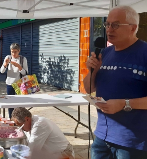 Yssingeaux : la démonstration de cuisine a plu sur le marché