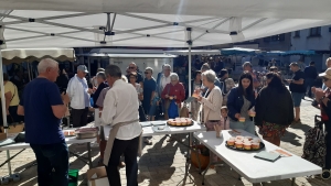 Yssingeaux : la démonstration de cuisine a plu sur le marché