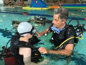 Dunières : des baptêmes de plongée réalisés à la piscine