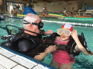 Dunières : des baptêmes de plongée réalisés à la piscine