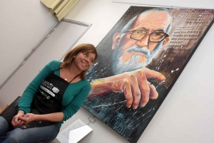 Monistrol-sur-Loire : Cathy Duculty, des peintures à la double lecture