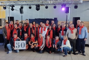 Sainte-Sigolène : les classes en 1 ont pu se retrouver pour leur banquet d&#039;anniversaire