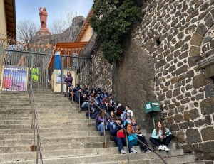 Monistrol-sur-Loire : des collégiens du &quot;Château&quot; accueillent des correspondants vendéens