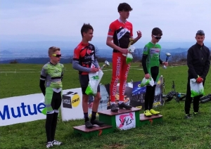 Quatre podiums pour les jeunes vététistes de l&#039;UC Puy-en-Velay