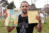 Mickaël Montalant a découvert le manuscrit au milieu d&#039;une BD d&#039;Astérix.