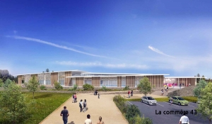 Yssingeaux : premiers coups de pelle pour le futur centre aquatique