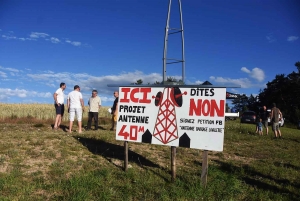 Lapte : les habitants de &quot;Montjuvin&quot; refusent l&#039;implantation d&#039;une antenne relais