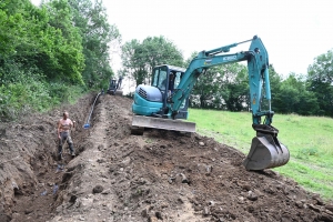 Le Monastier-sur-Gazeille : un chantier périlleux pour changer la canalisation d&#039;eau de 1930